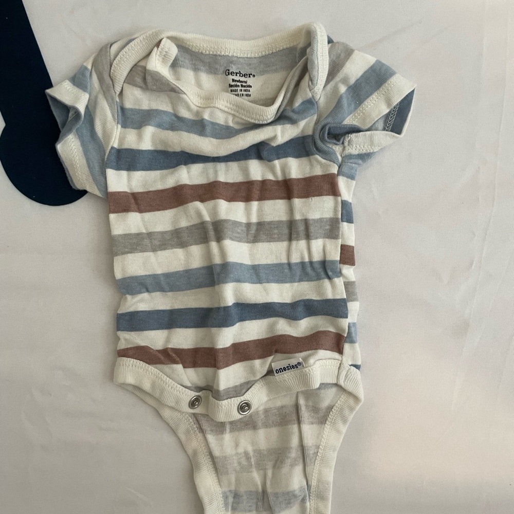 Gerber striped onesie